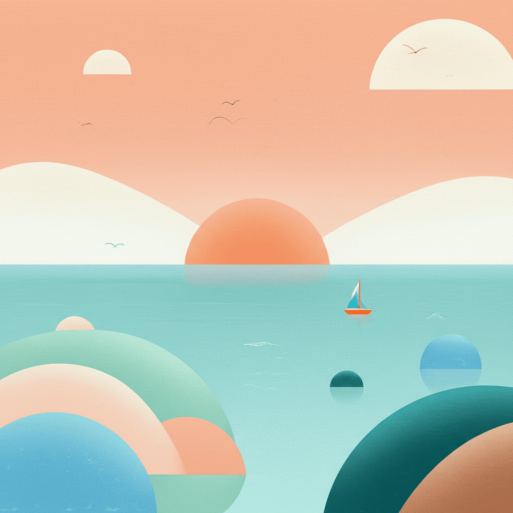 Illustratie van een stijlvolle salon in Amsterdam